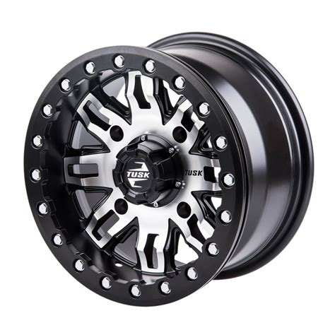 krx beadlock wheels|4/156 Tusk Teton Beadlock Wheel 15x7 5.0 + 2.0。